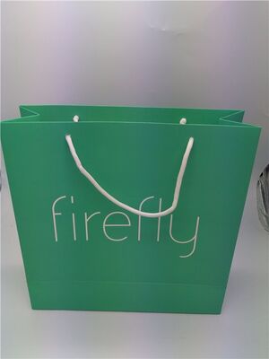 Goede prijs Luxe recycled gift bags met bamboe-blad geïmprimeerd kunstpapier en matte afwerking ontworpen voor tentoonstelling en feestelijke cadeauverpakking online