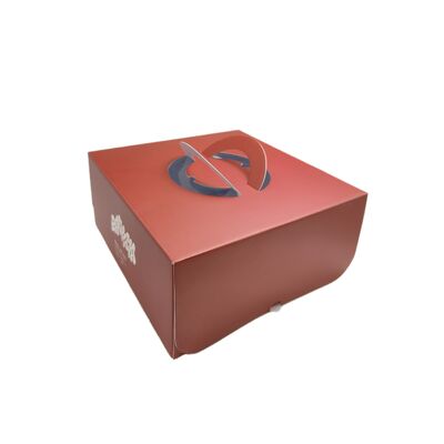 Goede prijs Duurzame pakketpapierdoos met matte laminering, dik wit kaartpapier, netjes gesneden, stofdicht en oliebestendig, perfect voor verjaardagstaartverpakkingen online