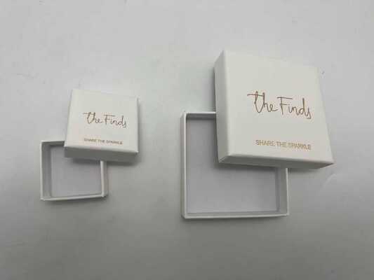 Goede prijs Custom sieraden papieren doos met stijve kartonnen mat gelamineerd oppervlak verkrijgbaar in flip-deksel, lade en doosstijlen uit twee delen met hot stamping, reliëfdruk en UV-print online