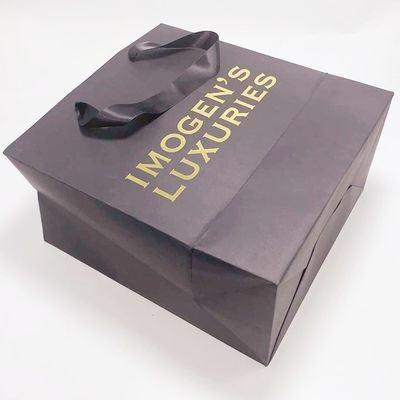 Goede prijs Het douane Gedrukte Kraftpapier-Document Handvat van de Zakkenzijde Rekupereerbaar voor Gift Verpakking online