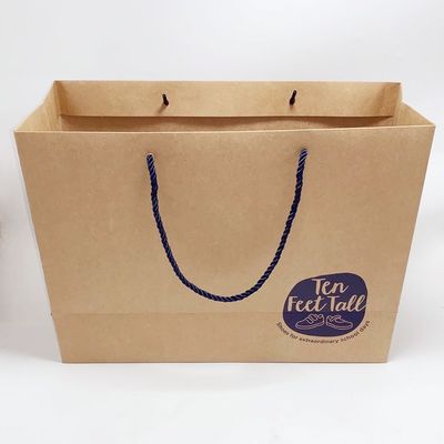 Goede prijs Gerecycleerde Kraftpapier-Document Zakkendouane Gedrukte Document Giftzakken met Nylon Kabel online