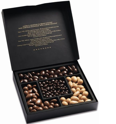 Goede prijs Zwart Kaart Golfdocument Vakje het Pakket van de Koffieboon Gouden Heet het Stempelen EMBLEEM online
