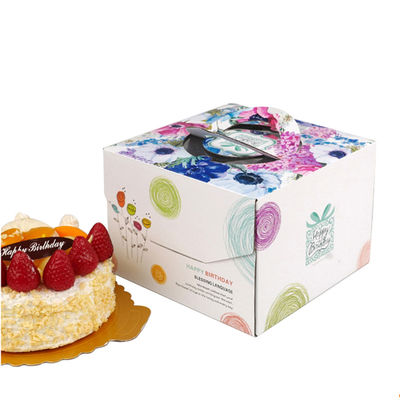 Goede prijs Van de de Dozenverjaardag van kartoncupcake de Cakedoos met het Materiaal van Handvatcurragated online
